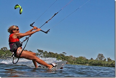 Kiteboarder